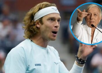 Tennis legend ‘worried’ for Andrey Rublev as he draws blood in  anger meltdown leading to Exit On….