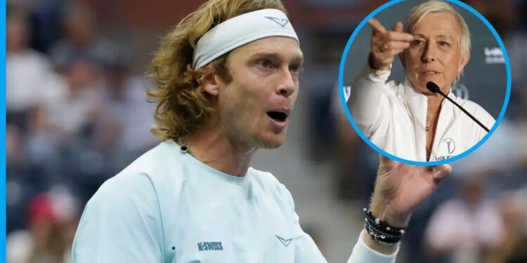 Tennis legend ‘worried’ for Andrey Rublev as he draws blood in  anger meltdown leading to Exit On….