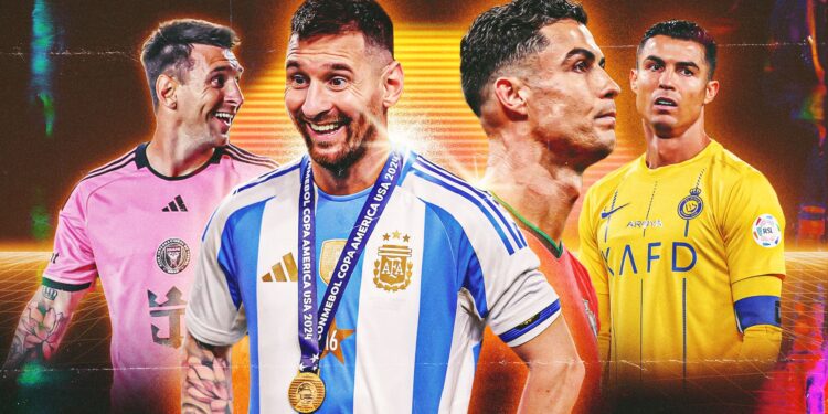 Lionel Messi’s ultimate dig at Cristiano in million-dollar text for Lyon’s Argentina player