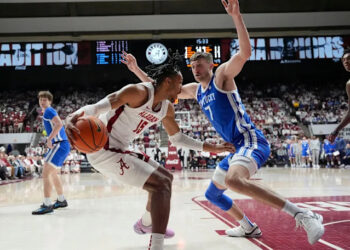 Latest bracketology projections for Alabama basketball after Missouri, Kentucky.See full details below