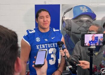 Kentucky football’s new left tackle hopes to set example for other Native American athletes