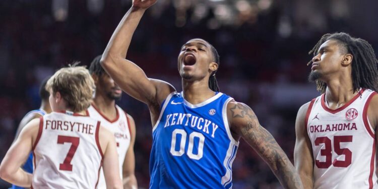 Otega Oweh’s last-second basket lifts Kentucky to win over OU basketball.See full details ⬇️