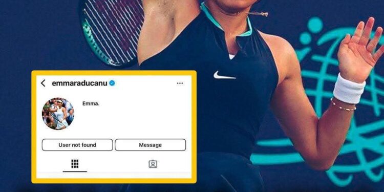 A SAD SITUATION! Emma Raducanu Deletes Social Media Accounts Amid Fan Controversy