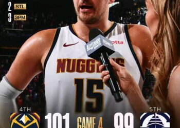 Nikola Jokić Leads Denver Nuggets to Even Series at 2-2 Against Clippers..