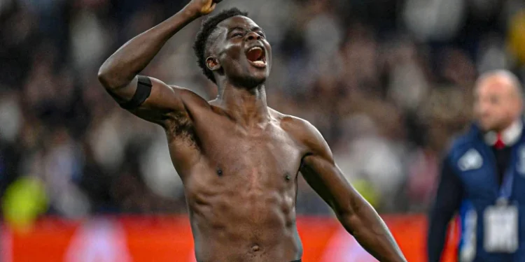 Tensions Flare: Saka in Heated Altercation with Real Madrid Player After UCL Win.