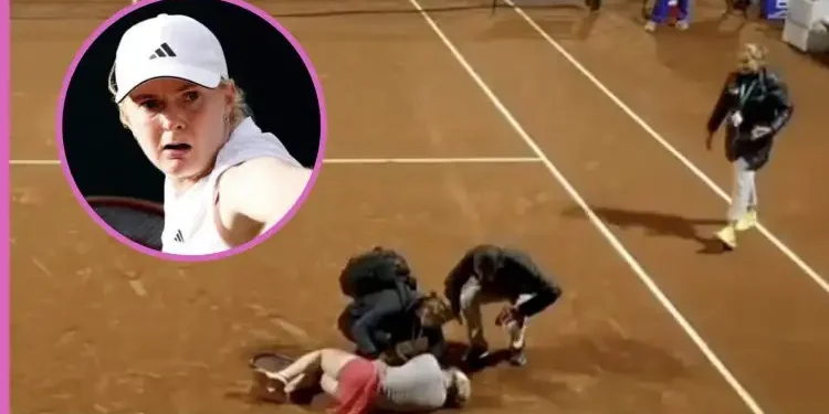 Encouraging health news for British star Fran Jones following a concerning on-court collapse.