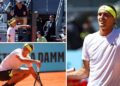 Alexander Zverev was furious after a disputed electronic line call at the 2025 Madrid Open,