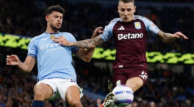 Manchester City Secure Dramatic 2-1 Victory Over Aston Villa..