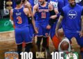 Knicks Rally from 20 Down to Stun Celtics in Overtime Thriller, Seize Home Court Advantage