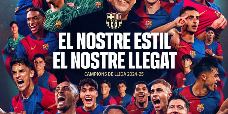 LA LIGA CHAMPIONS 2025 FC BARCELONA