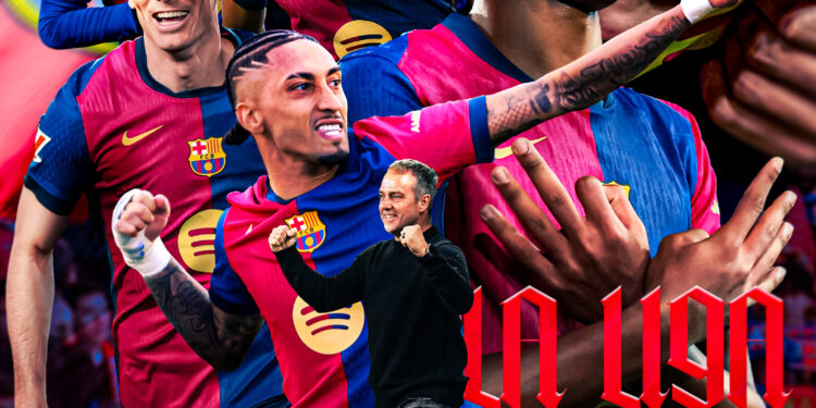 BARCELONA ARE LALIGA CHAMPIONS FOR THE 28TH TIME AND HAVE OFFICIALLY COMPLETED THE DOMESTIC TREBLE!! WHAT A SEASON FOR HANSI FLICK’S MEN!