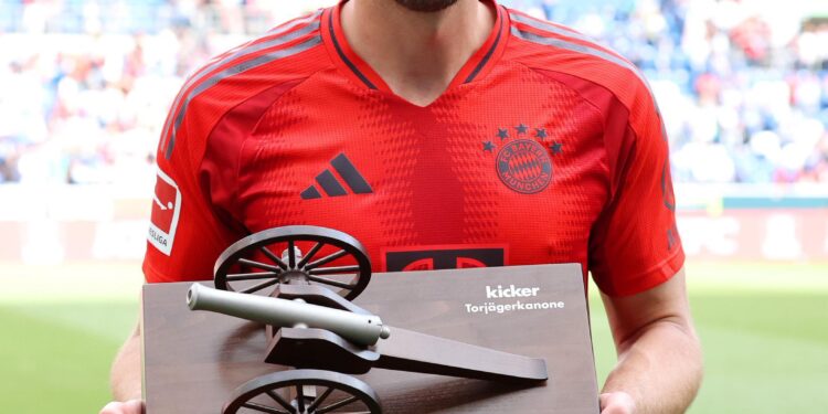 Harry Kane crowned Bundesliga’s leading scorer with 26 goals this season.