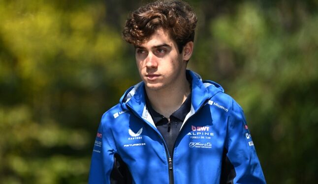 Sad: Just two days after his recruitment Alpine are in negotiations to replace Franco Colapinto