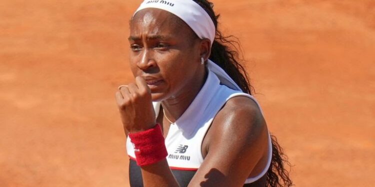 Gauff Halts Raducanu’s Roman Revival in Electrifying Clash of Rising Stars..