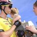Guided Love: Sarah de Bie’s Heartfelt Call: A Romantic Rally of Support for Wout van Aert During the Tour de France.